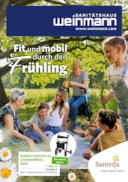 Aktueller Sanitätshaus Weinmann GmbH Sanitätshäuser Prospekt für Süßen: Fit und mobil durch den Frühling mit 6} Seiten, 13.03.2025 - 31.05.2025