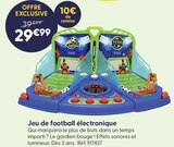 Jeu de football électronique - LEXIBOOK - La Grande Récré Jeu de football électronique - LEXIBOOK à 29,99 € dans le catalogue La Grande Récré