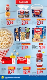 Prix et réduction Popcorn dans le prospectus Lidl en cours Offre Popcorn dans le catalogue Lidl du moment à la page 26