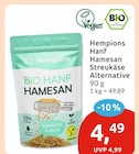 Hamesan Streukäse Alternative von Hempions im aktuellen budni Prospekt