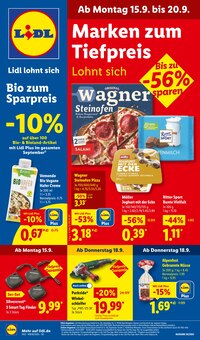 Pizza Angebot im Lidl Prospekt, gültig von 15.09.2025 bis 20.09.2025 Pizza Angebot im aktuellen Lidl Prospekt auf Seite 1