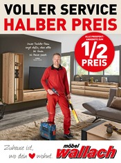 Aktueller Möbel Wallach Möbel & Einrichtung Prospekt in Zernien und Umgebung, "VOLLER SERVICE - HALBER PREIS" mit 8 Seiten, 05.11.2025 - 13.11.2025