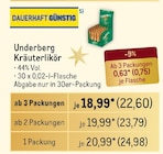 Kräuterlikör von Underberg im aktuellen Metro Prospekt für 22,60 €