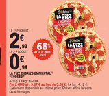 La Pizz Chorizo Emmental - SODEBO en promo chez E.Leclerc La Pizz Chorizo Emmental - SODEBO dans le catalogue E.Leclerc