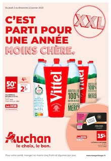 Prospectus Auchan Hypermarché en cours, "C'est parti pour une année moins chère.", page 1 sur 16