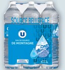 Eau de Source de Montagne - U en promo chez U Express Marseille à 3,39 €