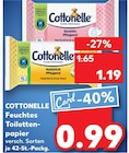 Feuchtes Toilettenpapier von Cottonelle im aktuellen Kaufland Prospekt für 0,99 €