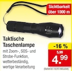 Taktische Taschenlampe bei Zimmermann im Oldenburg Prospekt für 4,99 €