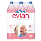 Eau minérale naturelle - EVIAN en promo chez Carrefour Brest à 3,60 €