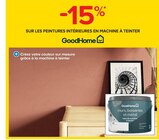 -15% sur les peintures intérieures en machine à teinter GoodHome - GoodHome en promo chez Castorama Malakoff