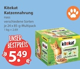 Katzennahrung nass von Kitekat im aktuellen V-Markt Prospekt für 5,49 €