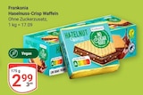Haselnuss-Crisp Waffeln von Frankonia für 2,99 € bei GLOBUS im Angebot Haselnuss-Crisp Waffeln von Frankonia im aktuellen GLOBUS Prospekt
