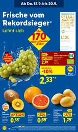 Weintrauben Angebot & Preis im aktuellen Lidl Prospekt Weintrauben Angebot im aktuellen Lidl Prospekt auf Seite 60