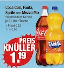 Aktuelles Coca Cola, Fanta, Sprite oder Mezzo Mix Angebot bei V-Markt in Regensburg ab 1,19 €