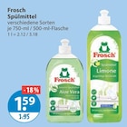 Spülmittel Angebote von Frosch bei V-Markt München für 1,59 €