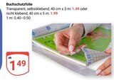 Buchschutzfolie im Angebot bei GLOBUS in Jena Buchschutzfolie Angebote bei GLOBUS Jena für 1,49 €