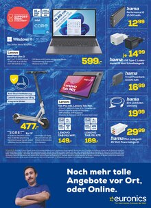 Notebook im EURONICS Prospekt "GENAU RICHTIG. SMARTE TECHNIK. SONNIGE PREISE." mit 4 Seiten (Solingen (Klingenstadt))