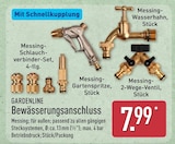 Messing-Schlauchverbinder-Set von Gardenline im aktuellen ALDI Nord Prospekt