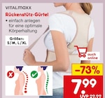 Rückenstütz-Gürtel Angebote von Vitalmaxx bei Netto Marken-Discount Heilbronn für 7,99 €