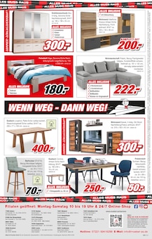 Wohnwand Angebot im aktuellen Möbel AS Prospekt auf Seite 12