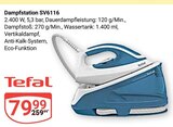 Dampfstation SV6116 Angebote von Tefal bei GLOBUS Viersen für 79,99 €