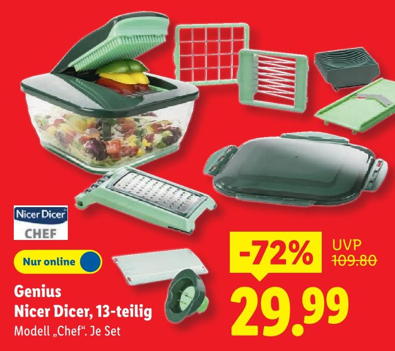 Nicer Dicer, 13-teilig