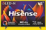 À partir de -20% de remise immédiate avec ma carte u sur une sélection de téléviseurs qled, miniled hisense - HISENSE en promo chez Hyper U Périgueux