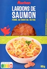 LARDONS DE SAUMON FUMÉ AUCHAN - AUCHAN en promo chez Auchan Hypermarché Paris à 7,74 €