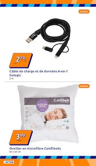Promo Oreiller dans le catalogue Action du moment à la page 32