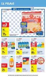 Alimentation en promo dans le catalogue Carrefour Market à la page 16