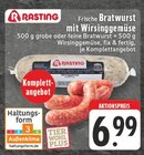 Aktuelles Frische Bratwurst mit Wirsinggemüse Angebot bei EDEKA in Neuss ab 6,99 €