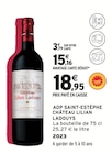 AOP Saint-Estèphe - Château Lilian Ladouys en promo chez Intermarché Express AOP Saint-Estèphe - Château Lilian Ladouys dans le catalogue Intermarché Express