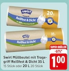 Aktuelles Müllbeutel mit Tragegriff Reißfest & Dicht 35 L Angebot bei EDEKA in Wiesbaden ab 1,00 €