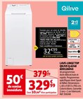 LAVE-LINGE TOP Q.6248 600126045 - QILIVE dans le catalogue Auchan Hypermarché