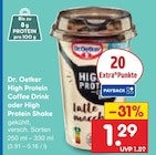 Aktuelles High Protein Coffee Drink Angebot bei Netto Marken-Discount in Dresden ab 1,29 €