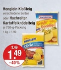 Kloßteig im V-Markt Prospekt Kloßteig von Henglein im aktuellen V-Markt Prospekt für 1,49 €