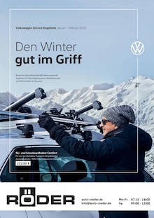 Volkswagen Prospekt für Dinslaken: Den Winter gut im Griff, 1 Seite, 01.01.2022 - 28.02.2022