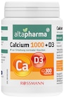 Calcium 1000 + D3 von Altapharma für 4,00 € bei Rossmann im Angebot Calcium 1000 + D3 von Altapharma im aktuellen Rossmann Prospekt
