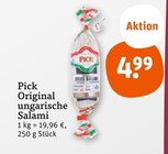 Original ungarische Salami von Pick im aktuellen tegut Prospekt für 4,99 €