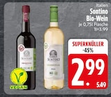 Bio-Wein Rot im EDEKA Prospekt Bio-Wein Rot von Sontino im aktuellen EDEKA Prospekt für 2,99 €