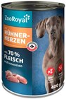 Hundenahrung HÜHNER-HERZEN Angebote von ZooRoyal bei REWE Oberhausen für 1,19 €