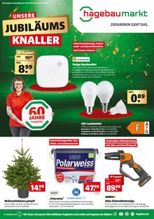 Weihnachtsbaum im Hagebaumarkt Prospekt "UNSERE JUBILÄUMS KNALLER" mit 20 Seiten (Straubing)