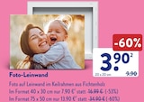 Foto-Leinwand Angebote bei ALDI SÜD Fellbach für 3,90 €