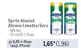 Sprite Absolut Angebote bei Metro Kassel für 1,96 €