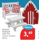 Wichtel Sitzbank oder Tür für 3,49 € bei budni im Angebot Wichtel Sitzbank oder Tür im aktuellen budni Prospekt