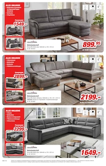 Sofa im Möbel AS Prospekt "Traumhaft wohnen zum Lieblingspreis" mit 12 Seiten (Darmstadt)