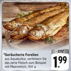 ²Geräucherte Forellen Angebote bei E center Heidenheim für 1,99 €