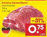 Schweine-Nacken/Kamm bei Netto Marken-Discount im Vacha Prospekt für 0,75 €