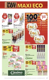 Prix et réduction Saucisson dans le prospectus Casino Supermarchés en cours Offre Saucisson dans le catalogue Casino Supermarchés du moment à la page 17