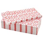 Papierserviette gemustert/bunt von SMÖRFISK im aktuellen IKEA Prospekt für 1,99 €